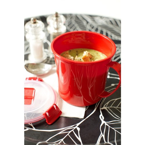 Sistema Soup Mug Microwave Food Container with Steam Vent 656ml