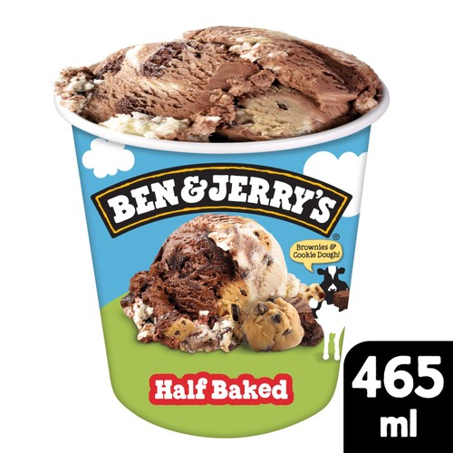 Ben & Jerry's Half Baked Chocolate & Vanilla Ice Cream Tub