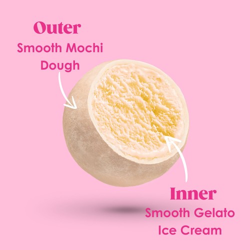 Little Moons Vanilla Mochi Ice Cream
