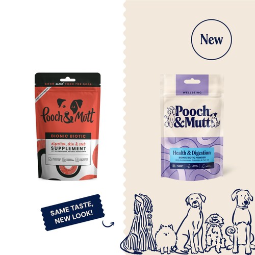 Pooch & Mutt Bionic Biotic, Digestion, Skin & Coat Supplement for dogs