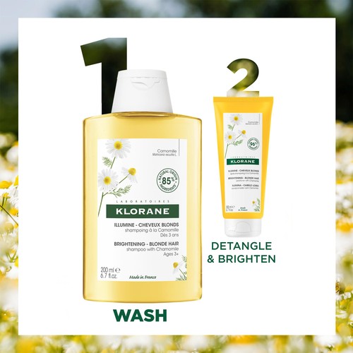 Klorane Brightening Shampoo with Camomile for Blonde Hair