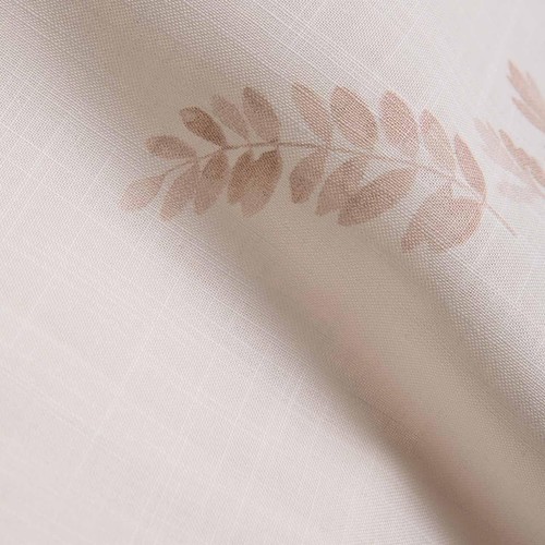 M&S Pressed Floral Printed Bedset, Superking, Biscuit