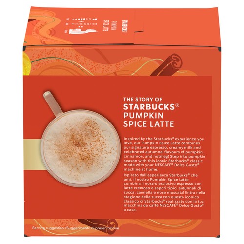 Starbucks Pumpkin Spice Latte Coffee Pods
