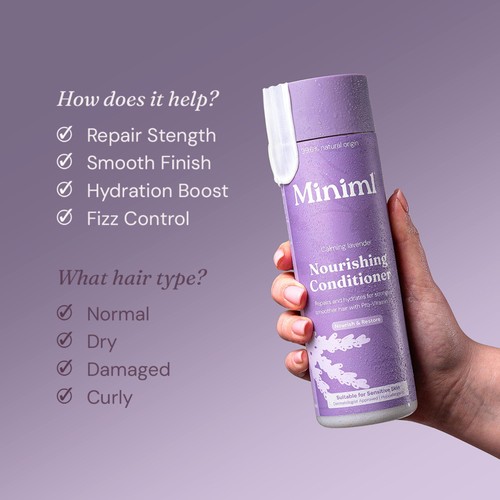 Miniml Nourishing Hair Conditioner Calming Lavender