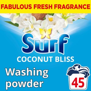 Surf Coconut Bliss Laundry Powder 45 Washes