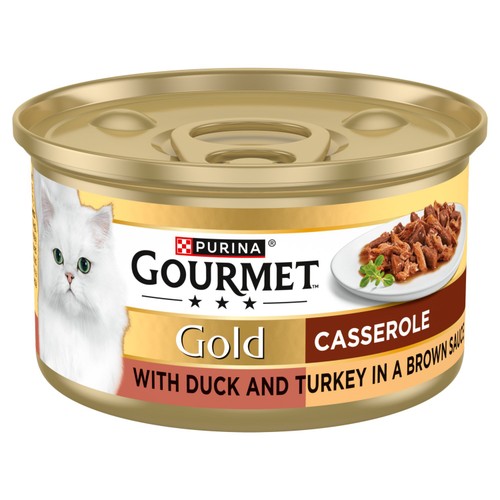 Gourmet Gold Casserole in Gravy Duck and Turkey Wet Cat Food