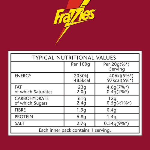 Smiths Frazzles Crispy Bacon Multipack Snacks