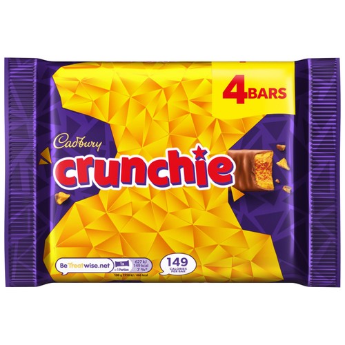 Cadbury Crunchie Chocolate Bar Multipack