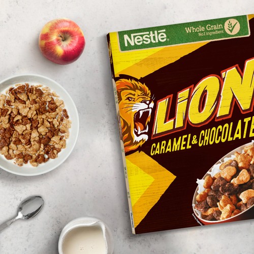 Lion Caramel and Chocolate Cereal