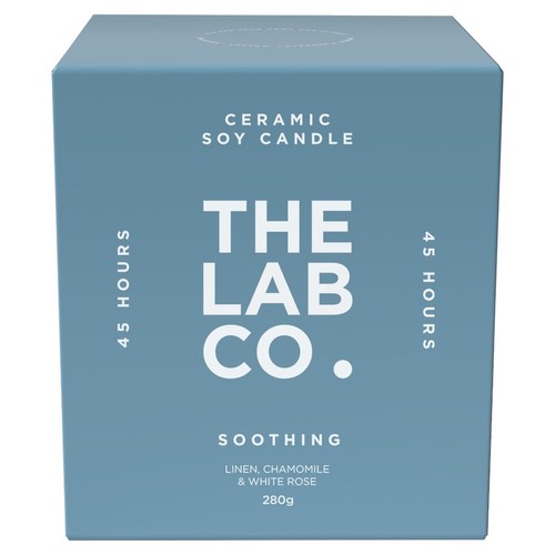 The Lab Co. Soothing Ceramic Boxed Candle