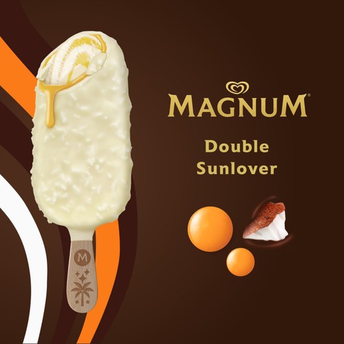 Magnum Double Sunlover Mango & Coconut Ice Cream Sticks
