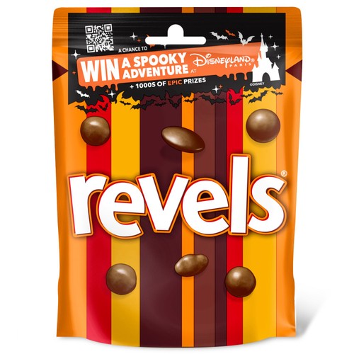 Revels Milk Chocolate with Raisins, Coffee or Orange Bites Pouch Bag