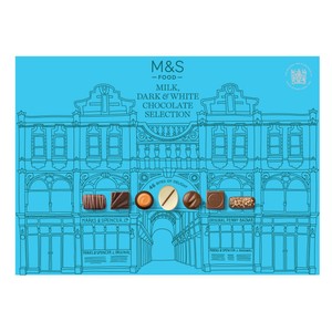 M&S Milk Dark & White Chocolate Selection