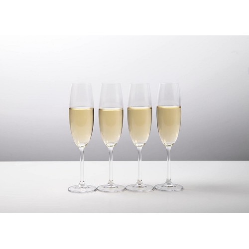 Mikasa Julie 8oz Champagne Flute Glasses Set of 4