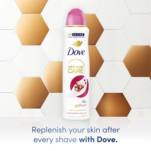 Dove Women Advanced Antiperspirant Deodorant Pomegranate Aerosol