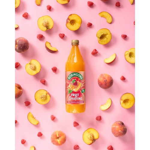 Robinsons Fruit Creations Peach & Raspberry No Added Sugar