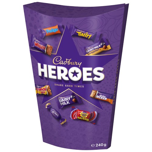 Cadbury Heroes Chocolate Carton