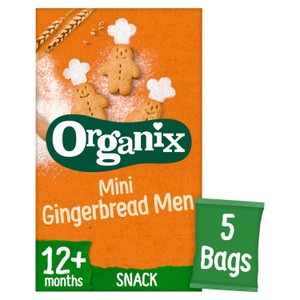 Organix Mini Gingerbread Men Biscuits 5x20g
