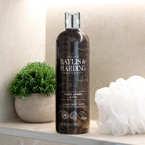 Baylis & Harding Elements Body Wash - Dark Amber & Fig