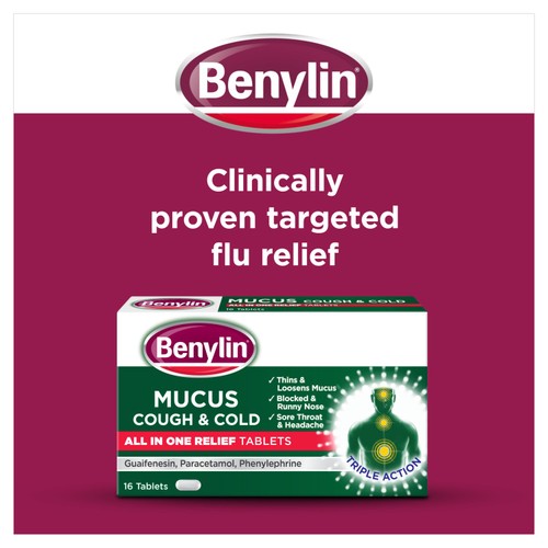 Benylin Mucus All in One Relief Tablets