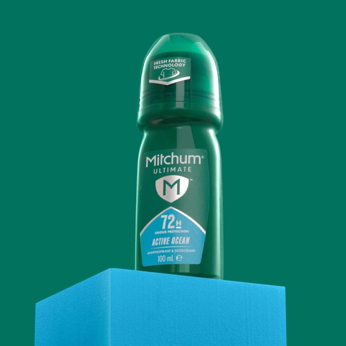 Mitchum Male Ultimate 72H Roll-On, Active Ocean