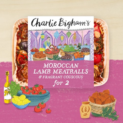 Charlie Bigham's Moroccan Lamb Meatballs & Cous Cous