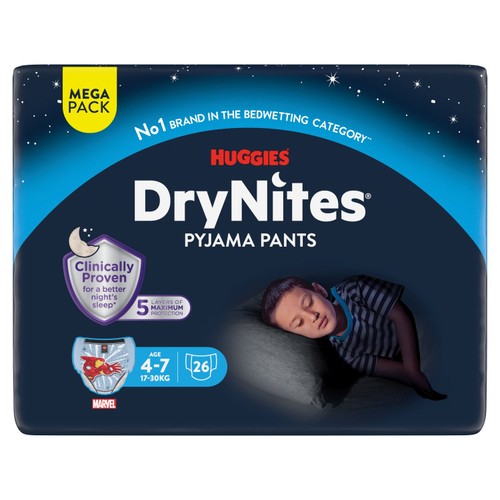 DryNites 4-7yrs Boy Mega Pack 