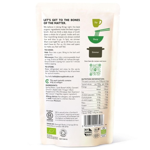 Borough Broth Organic Lamb Bone Broth
