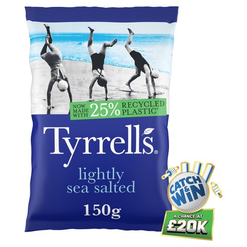 Tyrrells Lightly Sea Salted Sharing Crisps