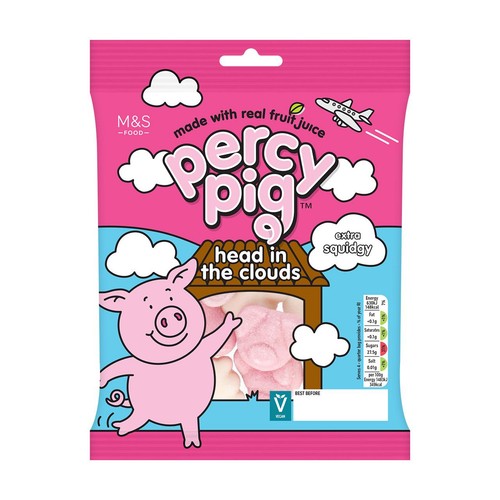 M&S Percy Pig Head In The Clouds