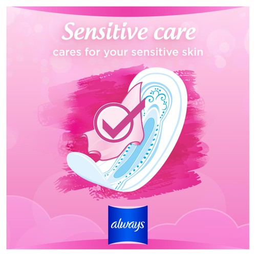 Always Sanitary Towels Sensitive Normal (Size 1)