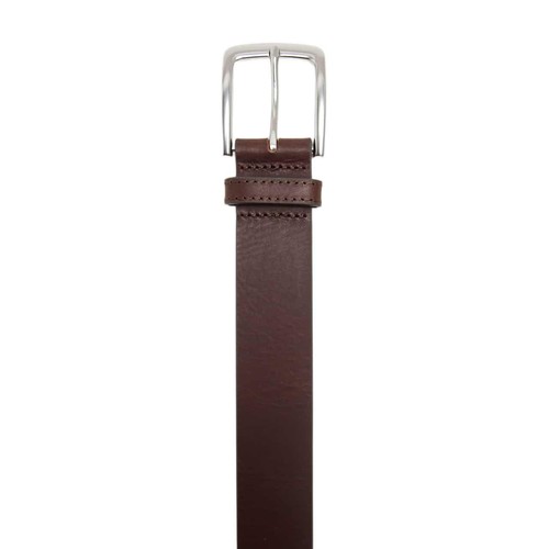 M&S Mens Leather Casual Belt, 42-44, Brown