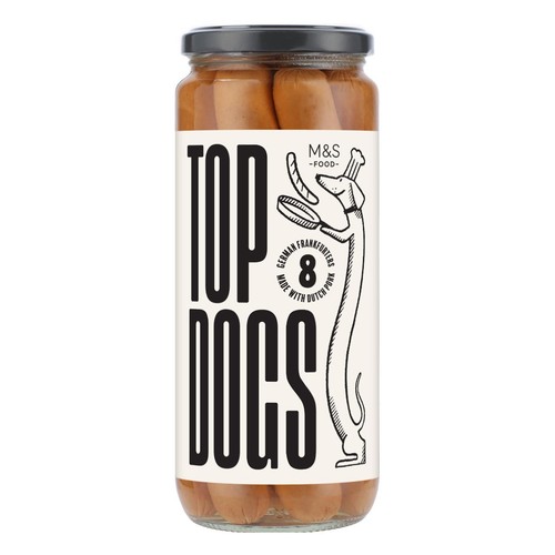 M&S Top Dog German Frankfurters