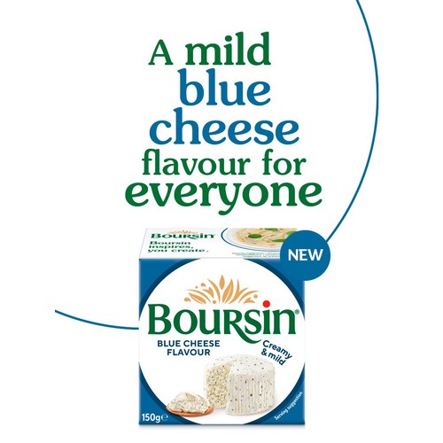 Boursin Blue Flavour Soft French Cream Cheese