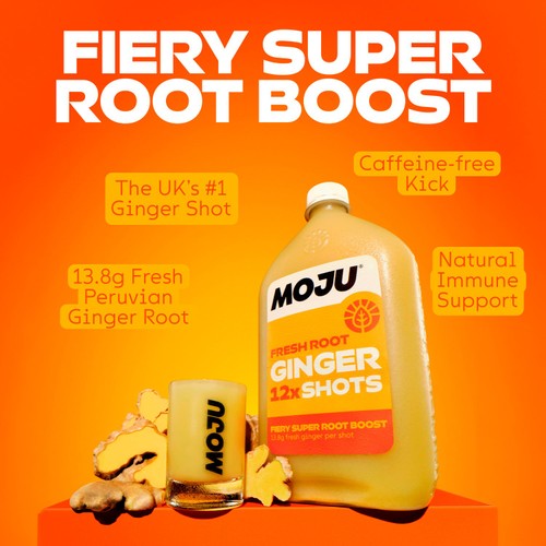 MOJU XL Ginger Dosing Bottle 12x Shots
