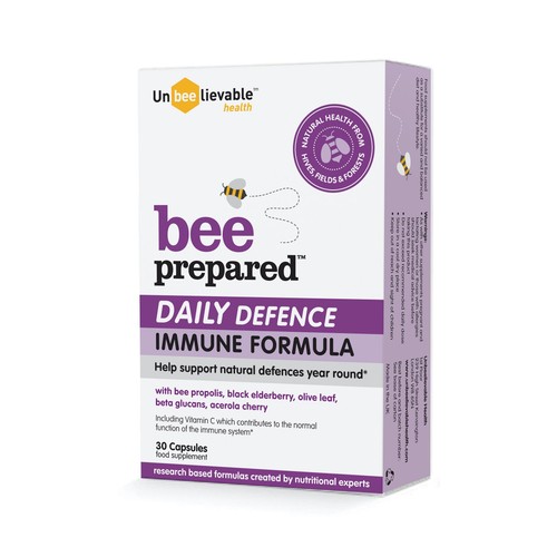 Unbeelievable Health Bee Prepared Daily Defence Immune Formula Capsules