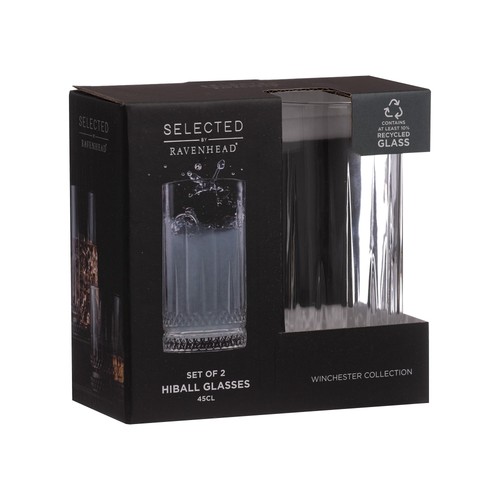 Ravenhead Winchester Set of 2 Hiball Glasses