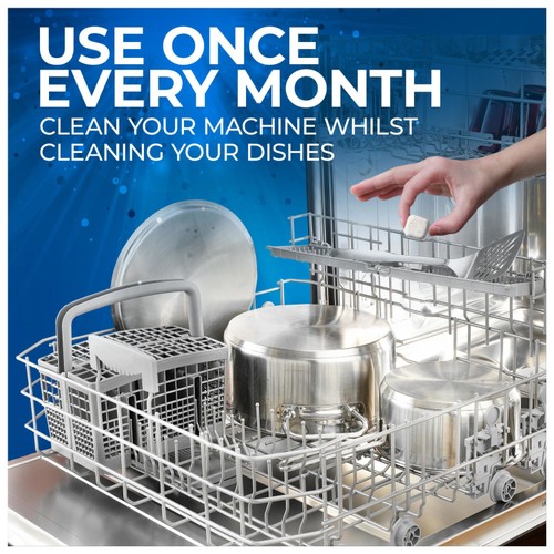 Finish In-Wash Dishwasher Machine Cleaner Tablets