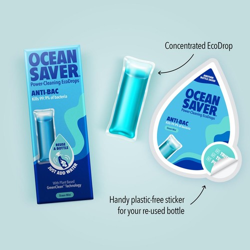 OceanSaver Anti-Bac EcoDrop, Ocean Mist