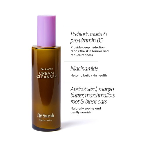 By Sarah Balancer Cleanser + pro-vitamin B5