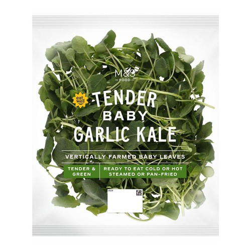 M&S Baby Garlic Kale