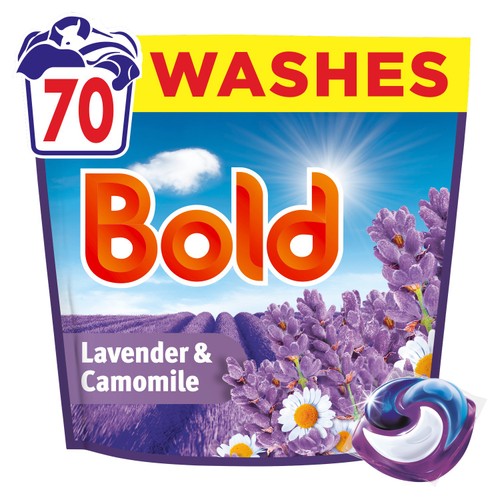 Bold 3in1 Pods Washing Capsules Lavender & Camomile 70 Washes