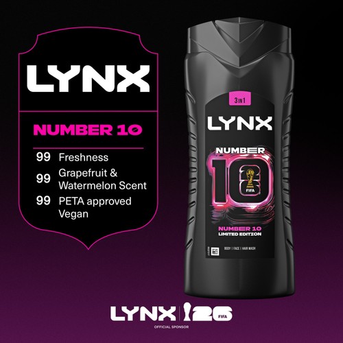 Lynx SG Number 10 FIFA Shower Gel