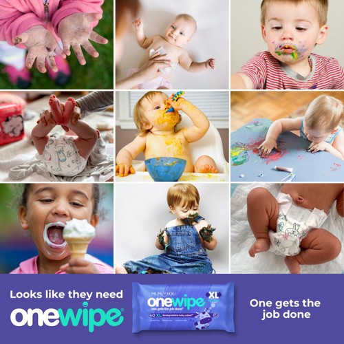 Mum & You OneWipe XL Wet wipe 4 Pack