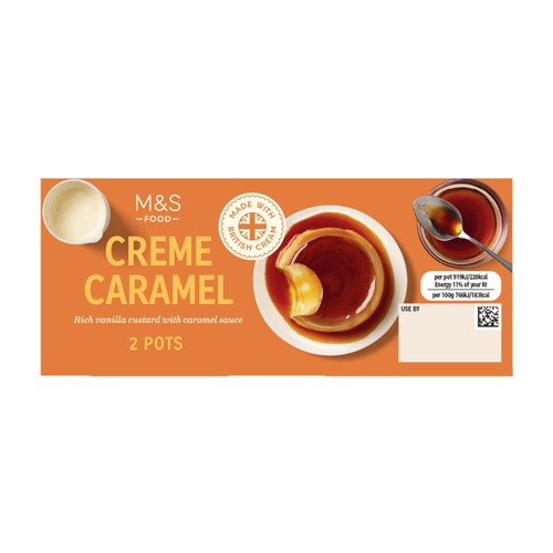 M&S Creme Caramel Desserts