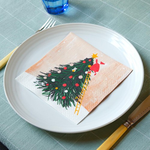 Santa Tree Christmas Napkins