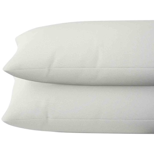 M&S Pure Brushed Cotton Pillowcases, White
