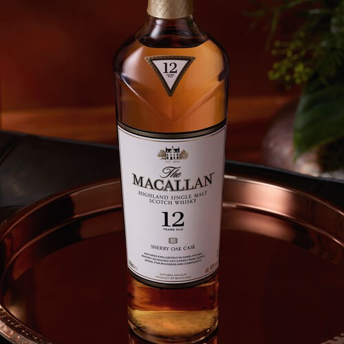 The Macallan 12 Year Old Sherry Oak Single Malt Whisky - Ocado