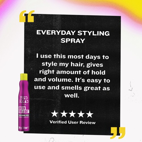Bed Head by TIGI Queen For A Day Volume Thickening Spray for Fine Hair