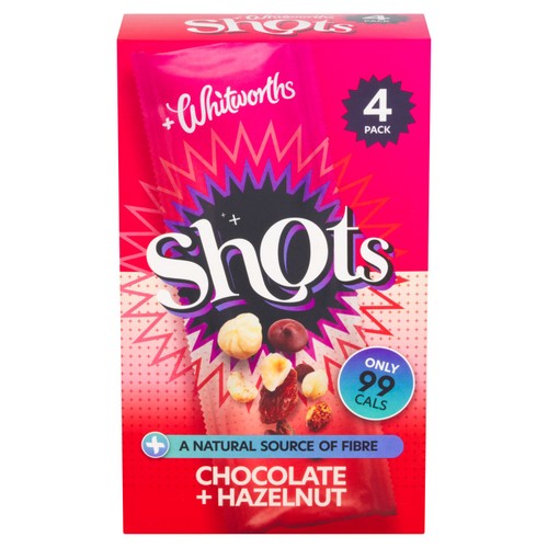 Whitworths Shots Snack Pack Chocolate & Hazelnut
